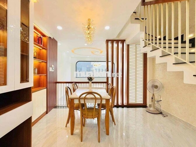 Nhà Phố Khu Đồng Bộ Phan Huy Ích 3Lầu 4PN Full Nội Thất 18tr