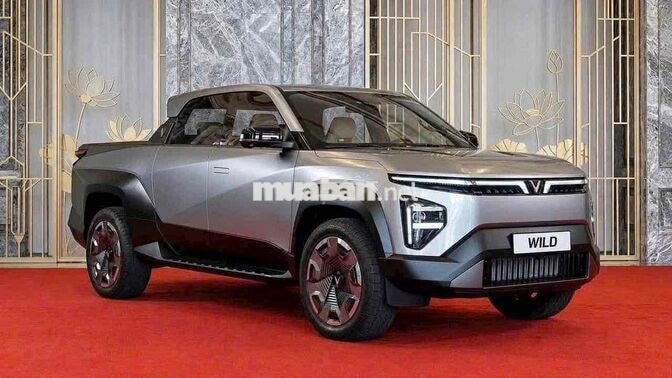 VinFast VF Wild 2026 Bán tải điện 750kg 1000km Đỏ