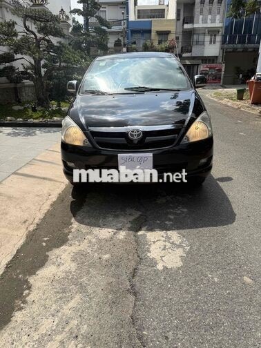 Toyota Innova 2007 bảng G màu Đen