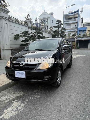 Toyota Innova 2007 bảng G màu Đen