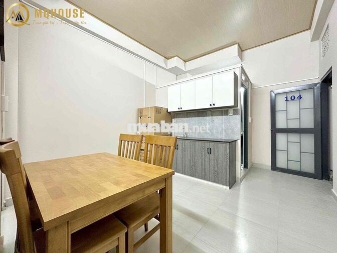 CĂN HỘ 2 PHÒNG NGỦ CHO THUÊ VƯỜN LÀI SV ĐH VĂN HIẾN CỬA SỔ MÁY GIẶT