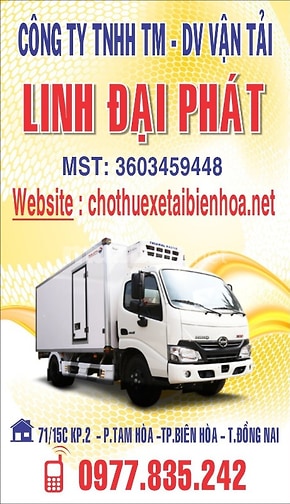 Xe Tải Chở Hàng giá rẻ tại Đồng Nai . Dịch vụ vận tải , Nhận Chở Hàng