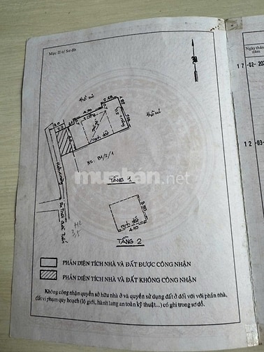 Bán nhà rẻ đúc 2 lầu (4x11) 48/ TRẦN QUỐC TUẤN P1 Gò Vấp (chợ Gò Vấp)