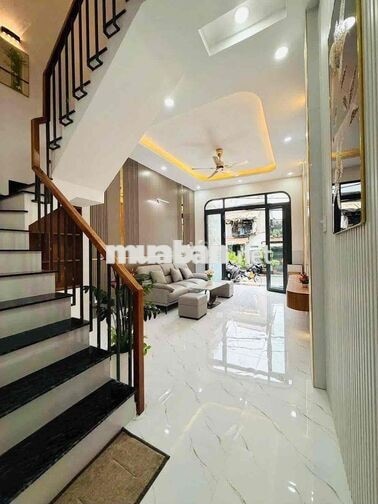 🛑NHÀ MỚI XÂY- MẶT TIỀN BÙI ĐIỀN, NỞ HẬU, k lộ giới, 49m2 đất, P4 Q8