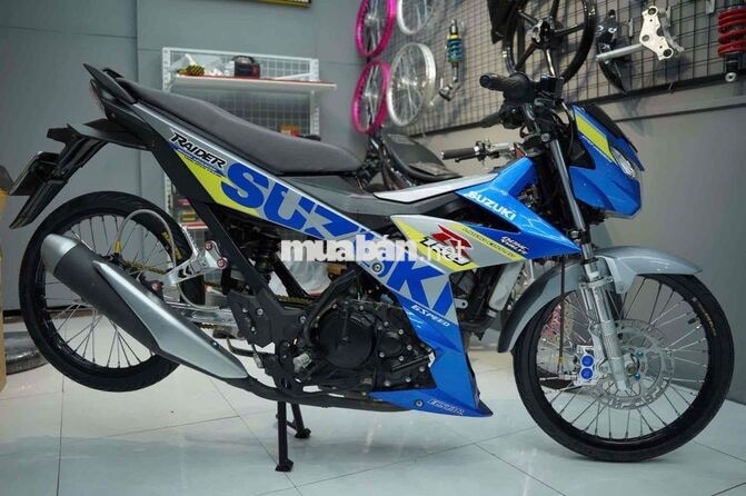Suzuki Raider R150 Xanh Bạc Xe thể thao