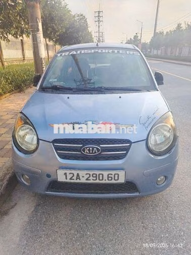 Kia Morning 2008 Xanh 5 chỗ