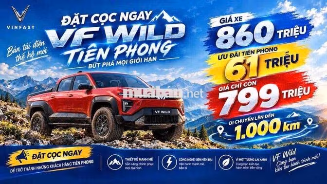 VinFast VF Wild CỌC TIÊN PHONG GIẢM 61 TRIỆU 🔥