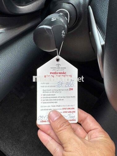 Toyota Vios G Cao cấp 2024 Trắng 11.000km