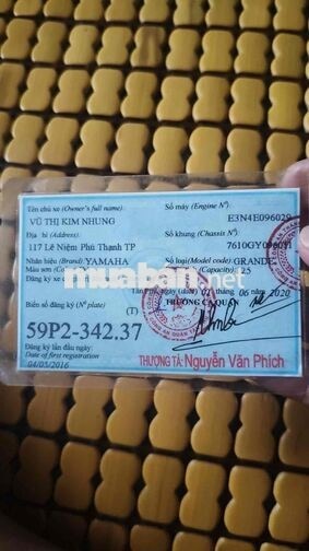 Yamaha Grande 2016 Đỏ
