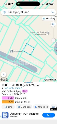 Bán nhà 74/2A Thạch Thị Thanh Q1 thông chợ Tân Định