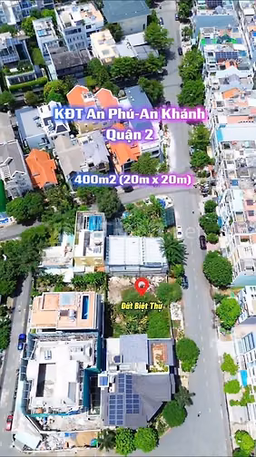 Bán gấp lô đất Mặt tiền Bùi Tá Hán An Phú An Khánh 20x20=400m2