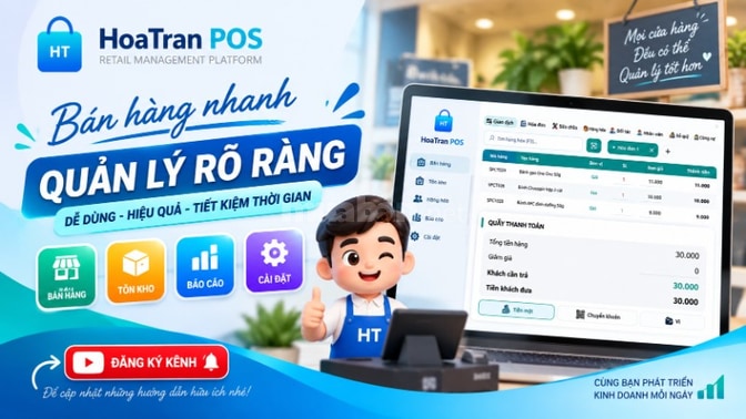 Phần mềm quản lý bán hàng Offline trên máy tính dễ dùng