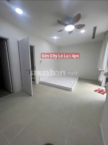 (13tr5) Nhà Simcity LÒ LU gần Vinhomes | 4pn + áp mái, có nội thất
