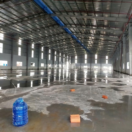 Cho thuê xưởng 5500m2 KCN Hải Sơn, Đức Hòa Hạ, Long An Giá 402 triệu