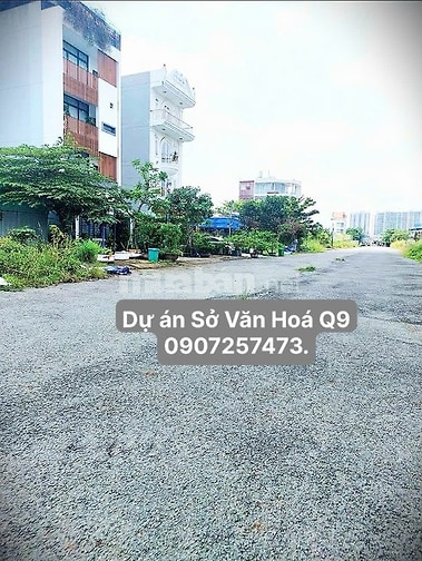 BÁN NHANH NỀN ĐẤT SỔ ĐỎ KDC SỞ VĂN HOA THÔNG TIN QUẬN 9. GIÁ 6TỶ210