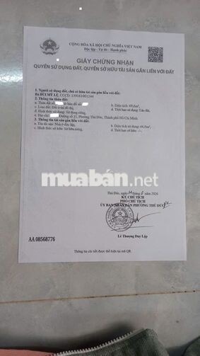Nhà 1T1L Đường số 11, Trường Thọ, T.Đức, Ô TÔ ĐẬU CỬA , hẻm thông KVC
