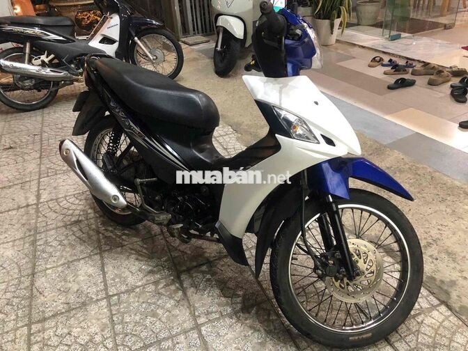 Suzuki Viva 115 Fi Trắng Xanh Xe số