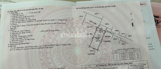 NHÀ  GIÁ RẺ. THẠNH LỘC 15. SHR. GIÁ: 2.3 TỶ