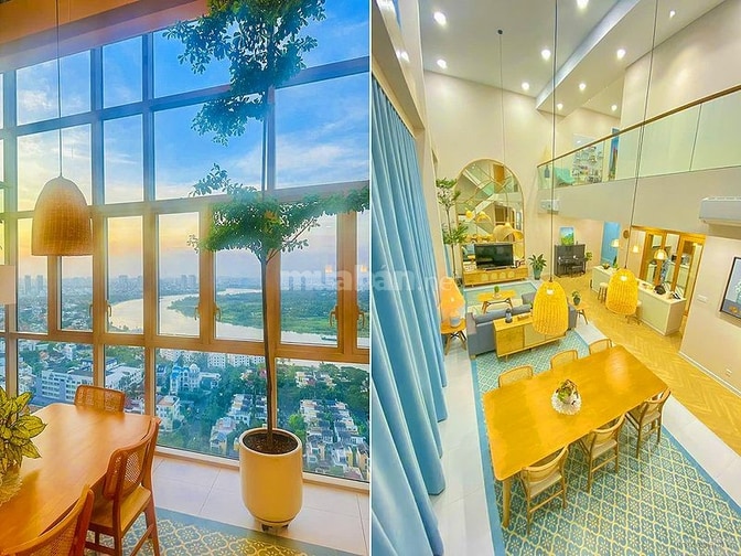 Bán Penthouse The Vista 5 phòng ngủ tầng cao view sông 456m2