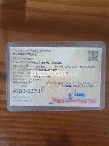cần bán xe tay ga như hình