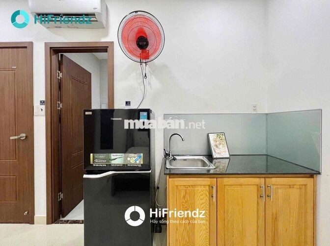 STUDIO FULL NỘI THẤT - NGAY BỐN XÃ - THANG MÁY - GIỜ GIẤC TỰ DO