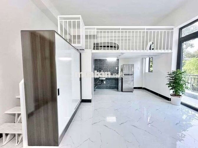 Căn Hộ Duplex Ban Công 40m2 Đầy Đủ Nội Thất - Ngay Hoàng Văn Thụ