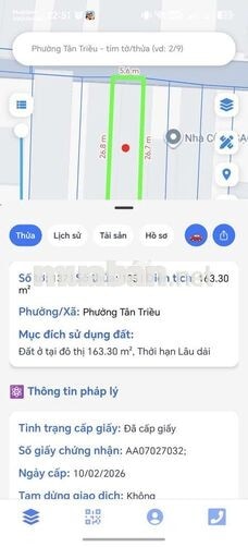 BÁN ĐẤT 6X27 TẶNG DÃY PHÒNG TRỌ THU NHẬP 4-5TR/ THÁNG