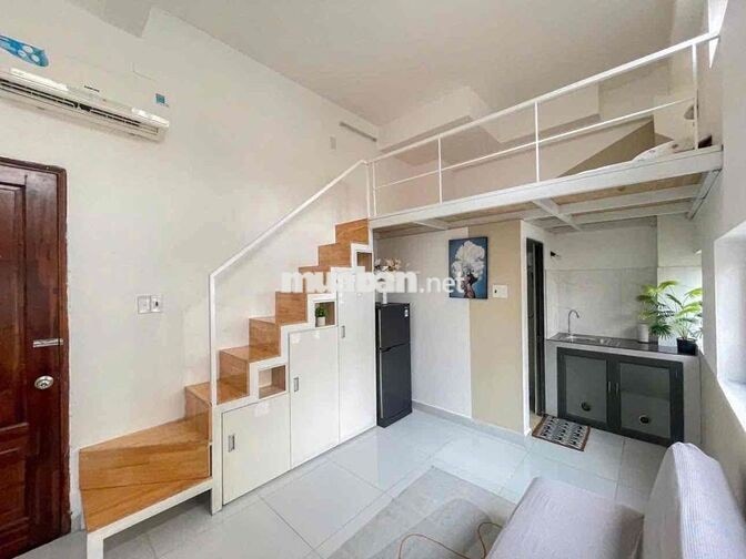Cho Thuê Duplex Full Nội Thất có Bảo Vệ 24/24 ngay Vòng Xoay Dân Chủ