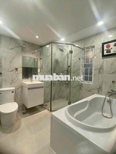 Nhà Mới 1 trệt 1 lửng 2 lầu, có sẵn nội thất - Nghĩa Phát P6 TB