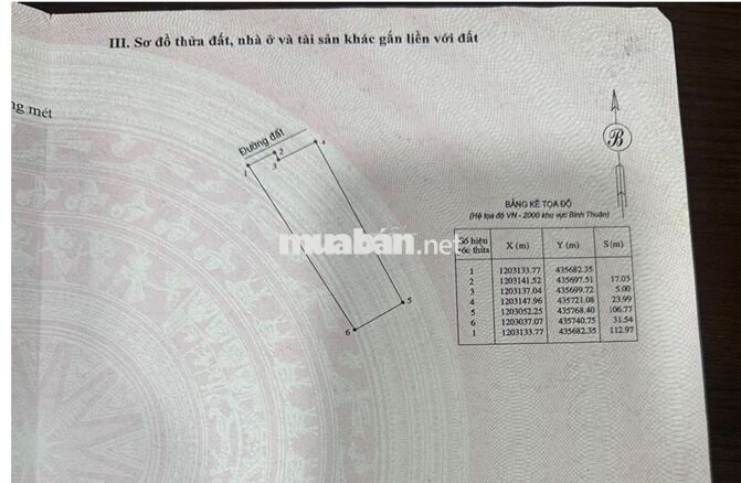 Đất vườn thanh long 32.970 m² tại Hàm Minh, Hàm Thuận Nam
