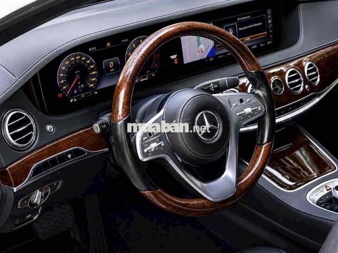 Mercedes S450L model 2017 Trắng - NT Đen