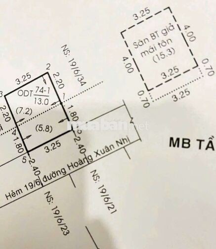 Nhà 3 tầng Ngay Trịnh Đình Trọng