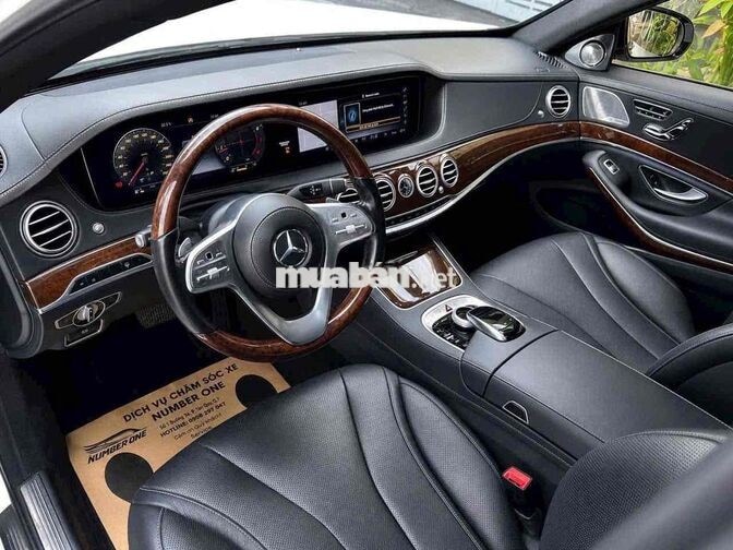Mercedes S450L model 2017 Trắng - NT Đen