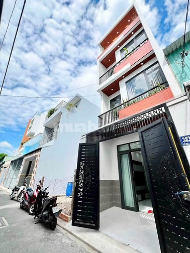Hạ 810tr - Nhà 4 tầng hẻm Hiệp Thành 13, Q12 - 4x25m, 5PN, chỉ 5,99 tỷ