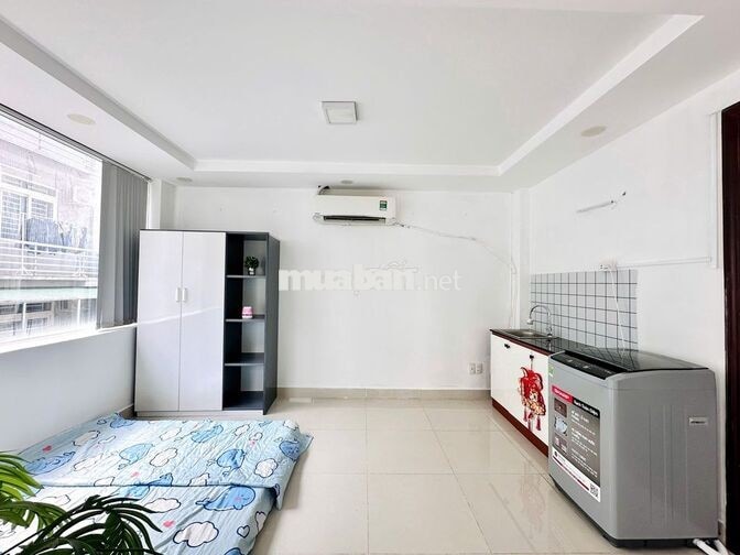 Studio Ban công riêng, Cửa sổ siêu thoáng - KDC Nam Long Full Nội thất