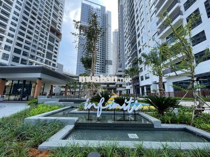 BÁN NHANH 2PN2WC INFINITY TẦNG TRUNG, VIEW HỒ BƠI, HƯỚNG TÂY BẮC