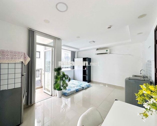 Studio Ban công riêng, Cửa sổ siêu thoáng - KDC Nam Long Full Nội thất