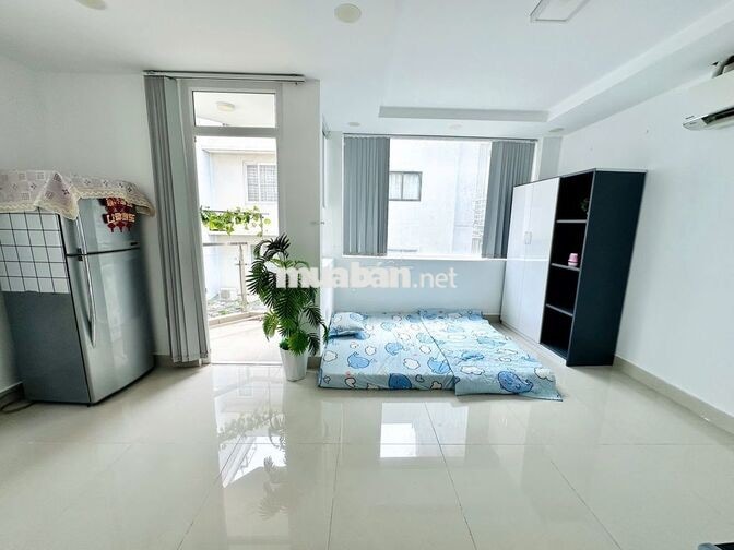 Studio Ban công riêng, Cửa sổ siêu thoáng - KDC Nam Long Full Nội thất