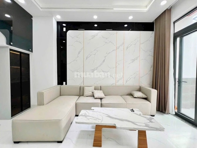 Hạ 810tr - Nhà 4 tầng hẻm Hiệp Thành 13, Q12 - 4x25m, 5PN, chỉ 5,99 tỷ