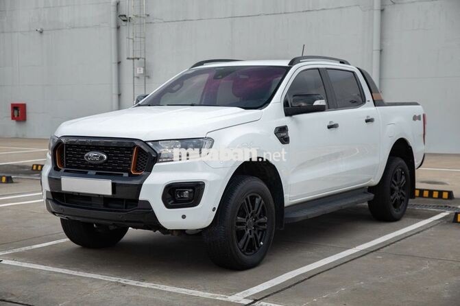 Ford Ranger Wildtrak 2021 Trắng 2 Cầu Bán Nhanh