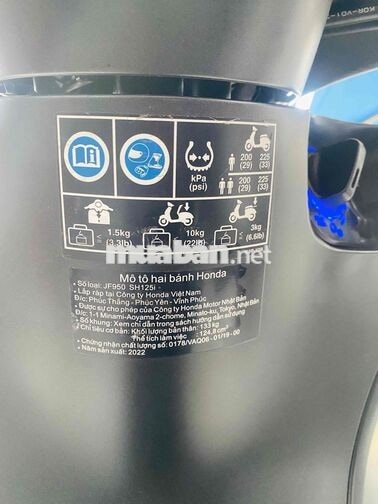 SH 125 CBS 2022 xe đẹp chuẩn zin có bán góp✅