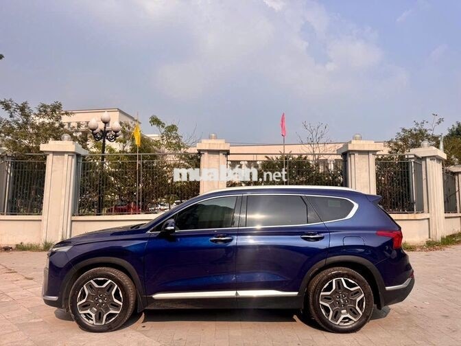 Hyundai SantaFe 2022 Cao cấp Dầu 71.000 km Xanh