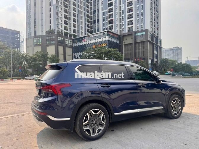 Hyundai SantaFe 2022 Cao cấp Dầu 71.000 km Xanh