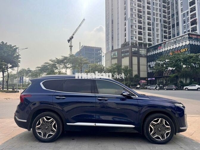 Hyundai SantaFe 2022 Cao cấp Dầu 71.000 km Xanh