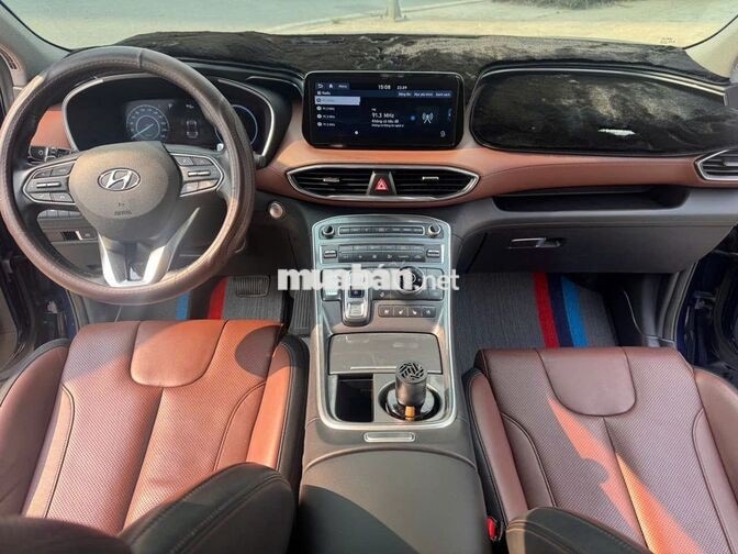 Hyundai SantaFe 2022 Cao cấp Dầu 71.000 km Xanh