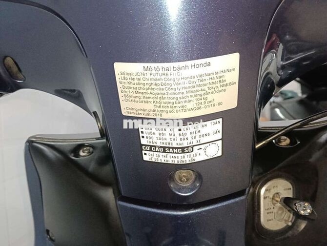 Honda Future FI 2018 ,bs65,xe đẹp 