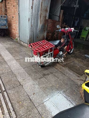 DH88 Xe máy chở hàng màu Đỏ