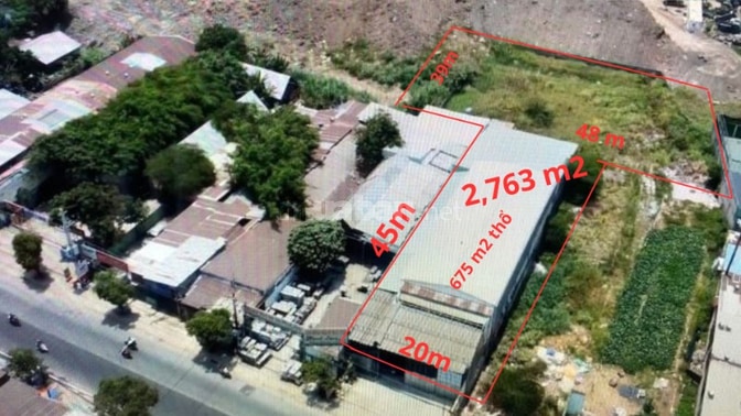 BÁN QUỸ ĐẤT ĐẸP 2.763M2 MẶT TIỀN ĐƯỜNG 30M LÊ VĂN KHƯƠNG, HÓC MÔN 