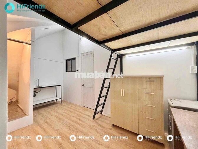 PHÒNG TRỌ GÁC CAO FULL NỘI THẤT GẦN NGÃ 4 BẢY HIỀN