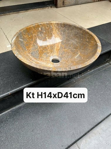 Bồn rửa mặt bằng đá tự nhiên chậu lavabo bằng đá 